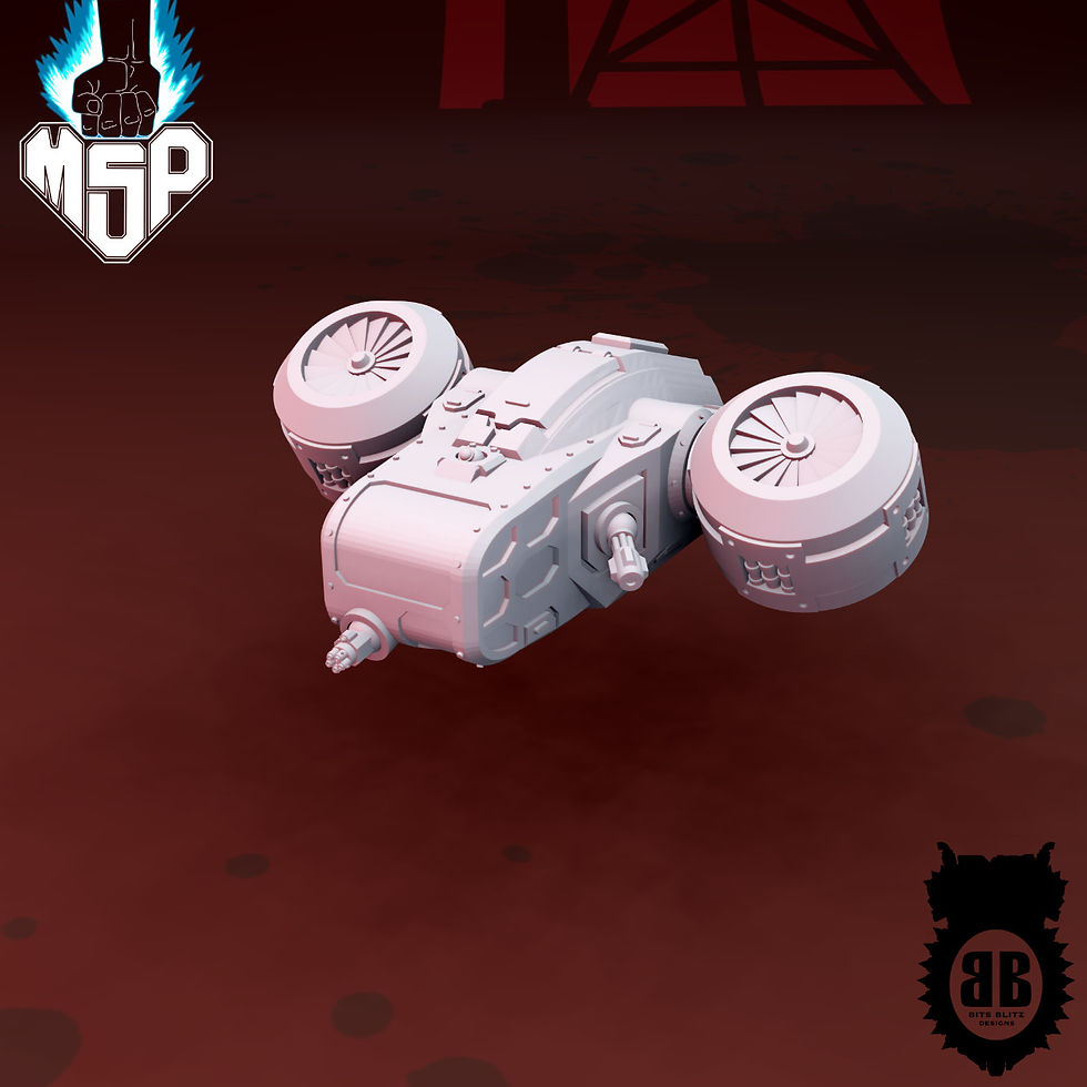 833-BM Bumblebee Armed Shuttle Flying - Bits Blitz Designs Industrial Terrain