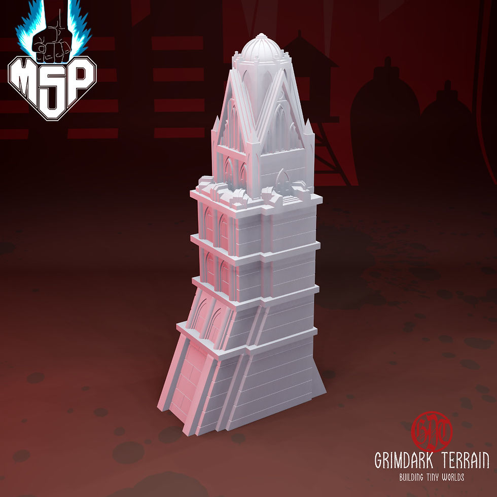 Miniaturbild: Walls Of Mytilene Palace Tower - GrimDark Terrain