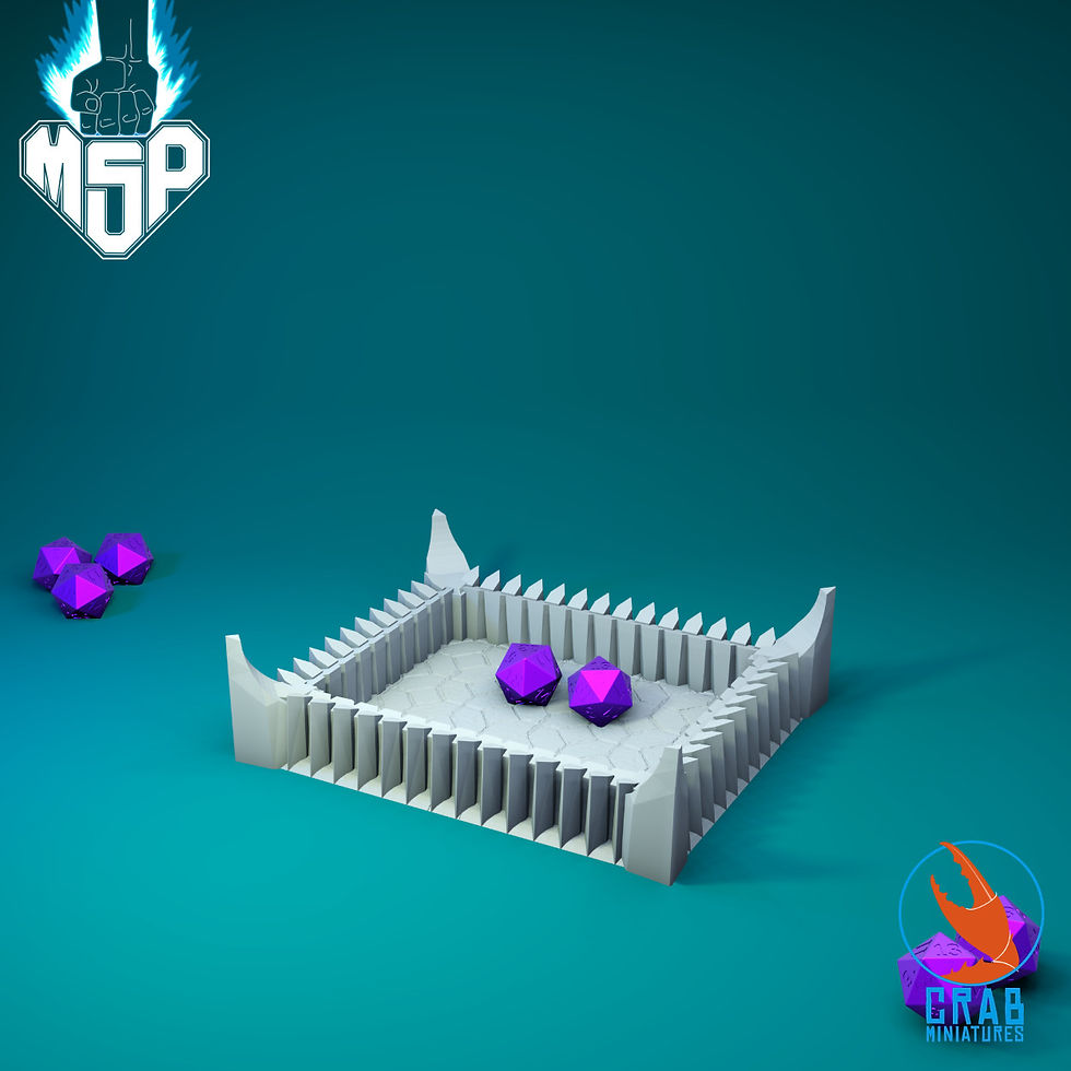 Dark Cathedral - Fantasy Dice Tray