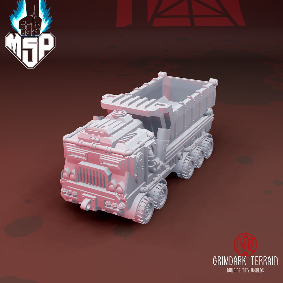 Grimdark Vehicles Lorry Dump Truck - GrimDark Terrain