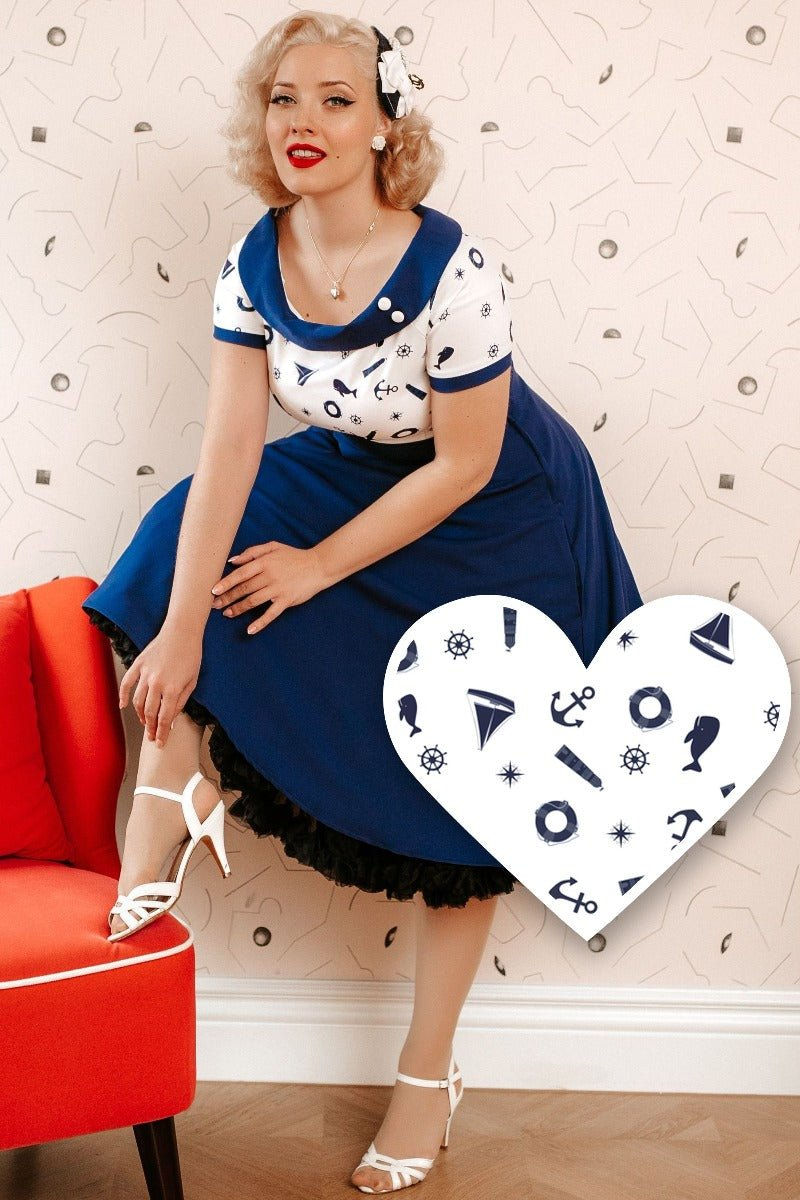 Robe Darlène Nautical