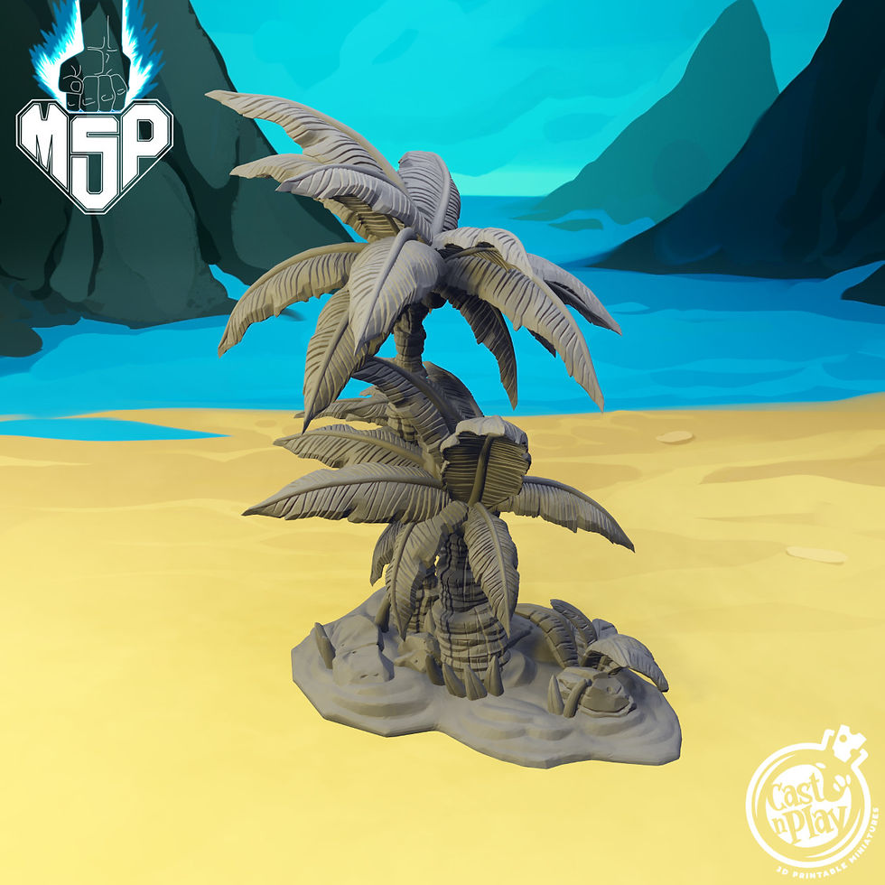 Thumbnail: Beach Palm Trees Trio - Terrain Essentials Vol1 Nature