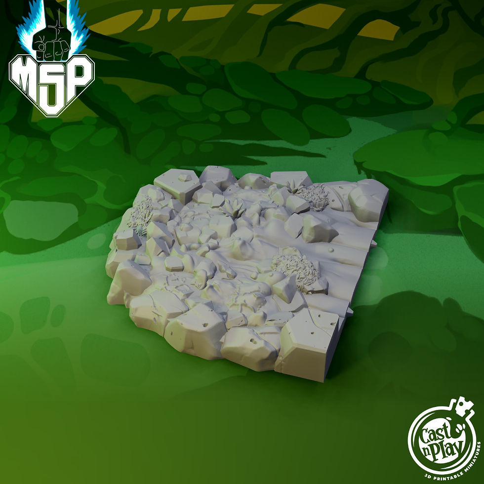 Miniaturbild: Forest River Tile End 2 - Terrain Essentials Vol1 Nature