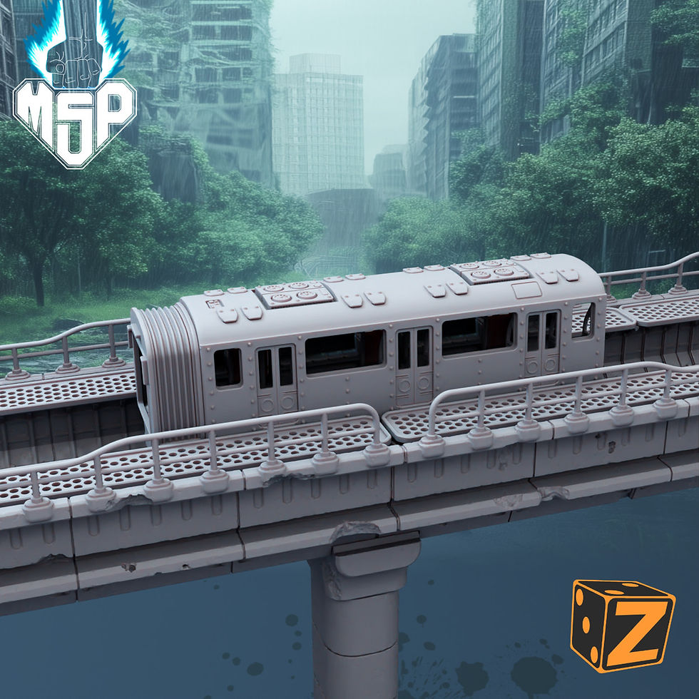 Miniaturbild: Train Wagon Closed - Ruined City