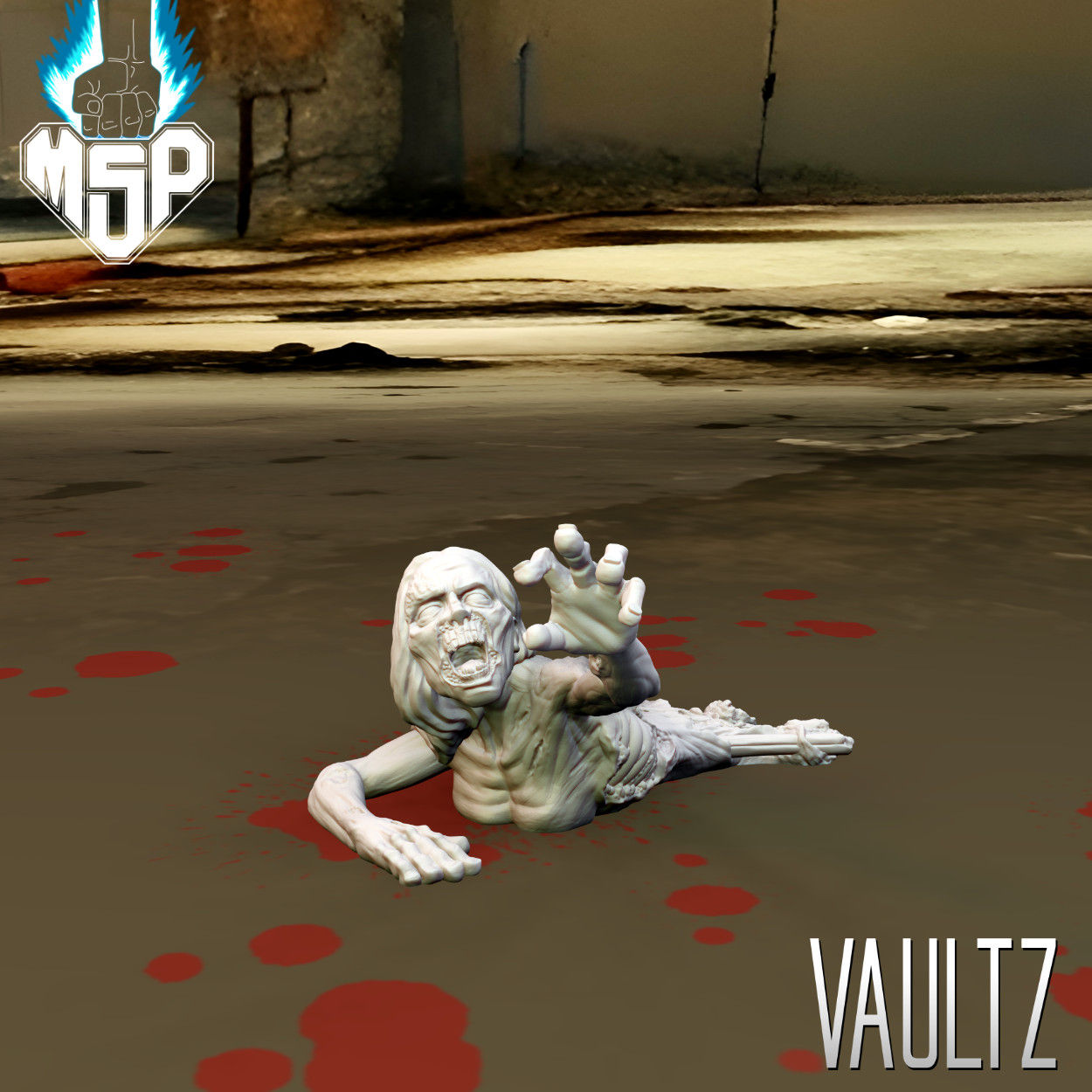 Crawling Half Woman - Zombie