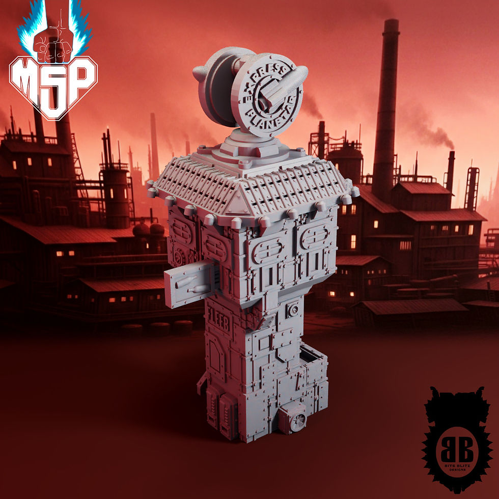 Miniaturbild: Tech Shanty Tower Two V1 - Bits Blitz Designs Industrial Terrain