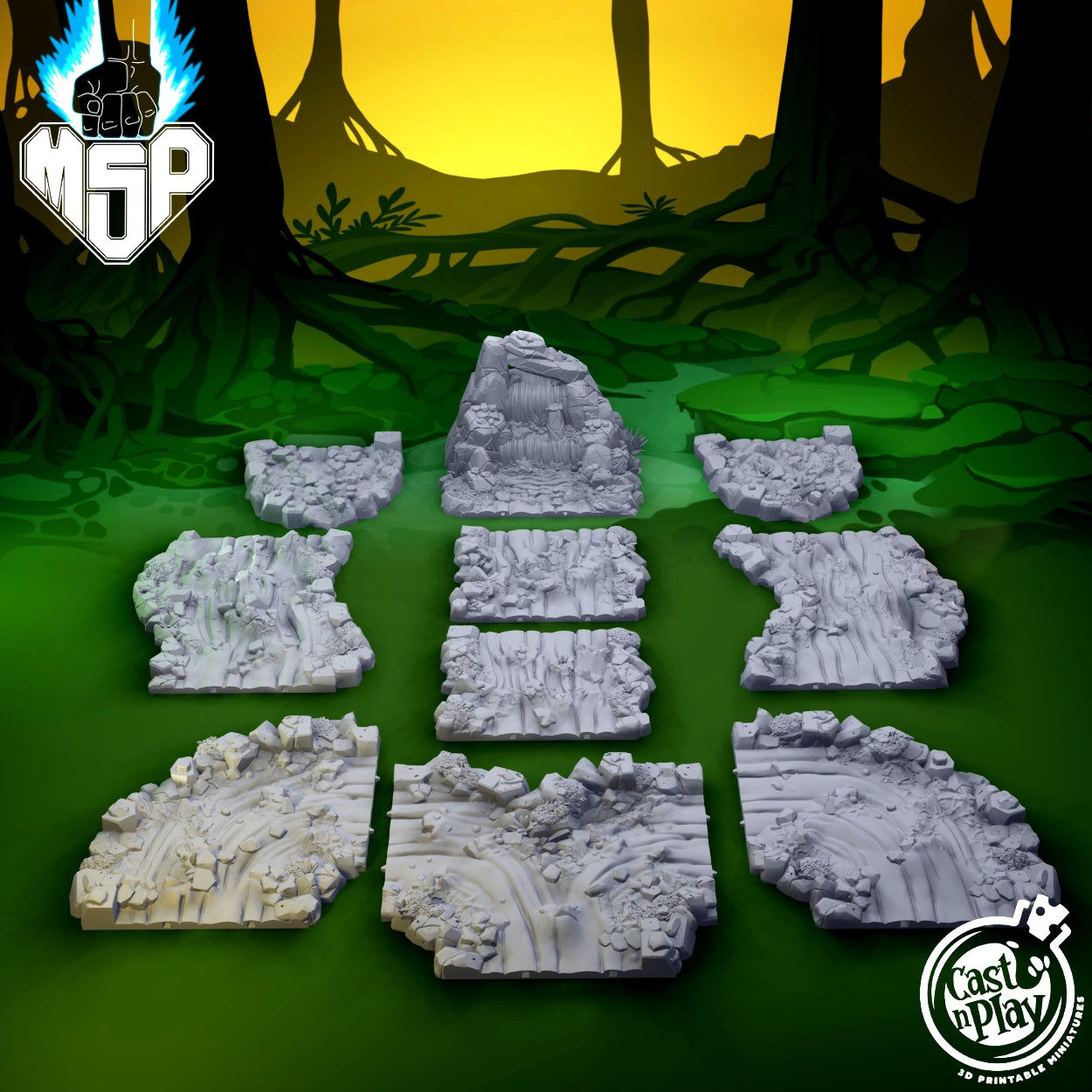 Forest Complete River Set - Terrain Essentials Vol1