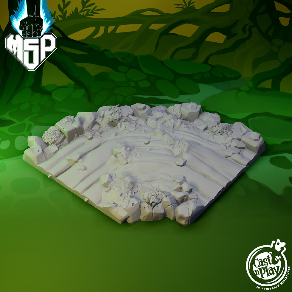 Miniaturbild: Forest River Tile Curve 1 - Terrain Essentials Vol1 Nature