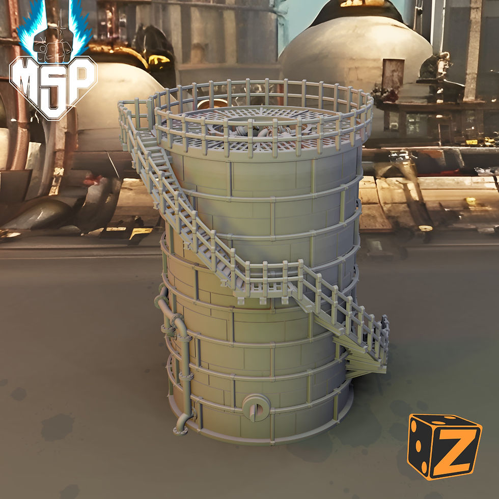 Miniaturbild: Oil Tank Small V1 - Industrial Ground Terrain