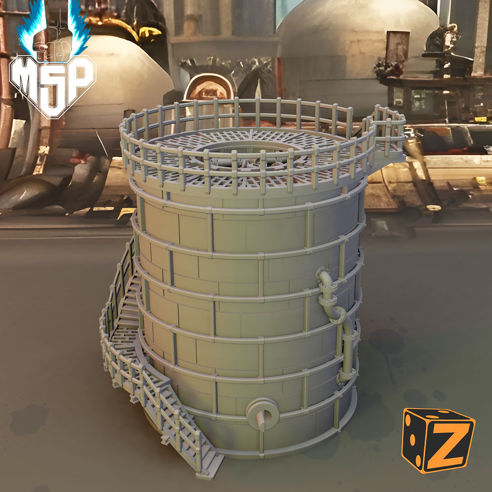 Miniaturbild: Oil Tank Small V2 - Industrial Ground Terrain