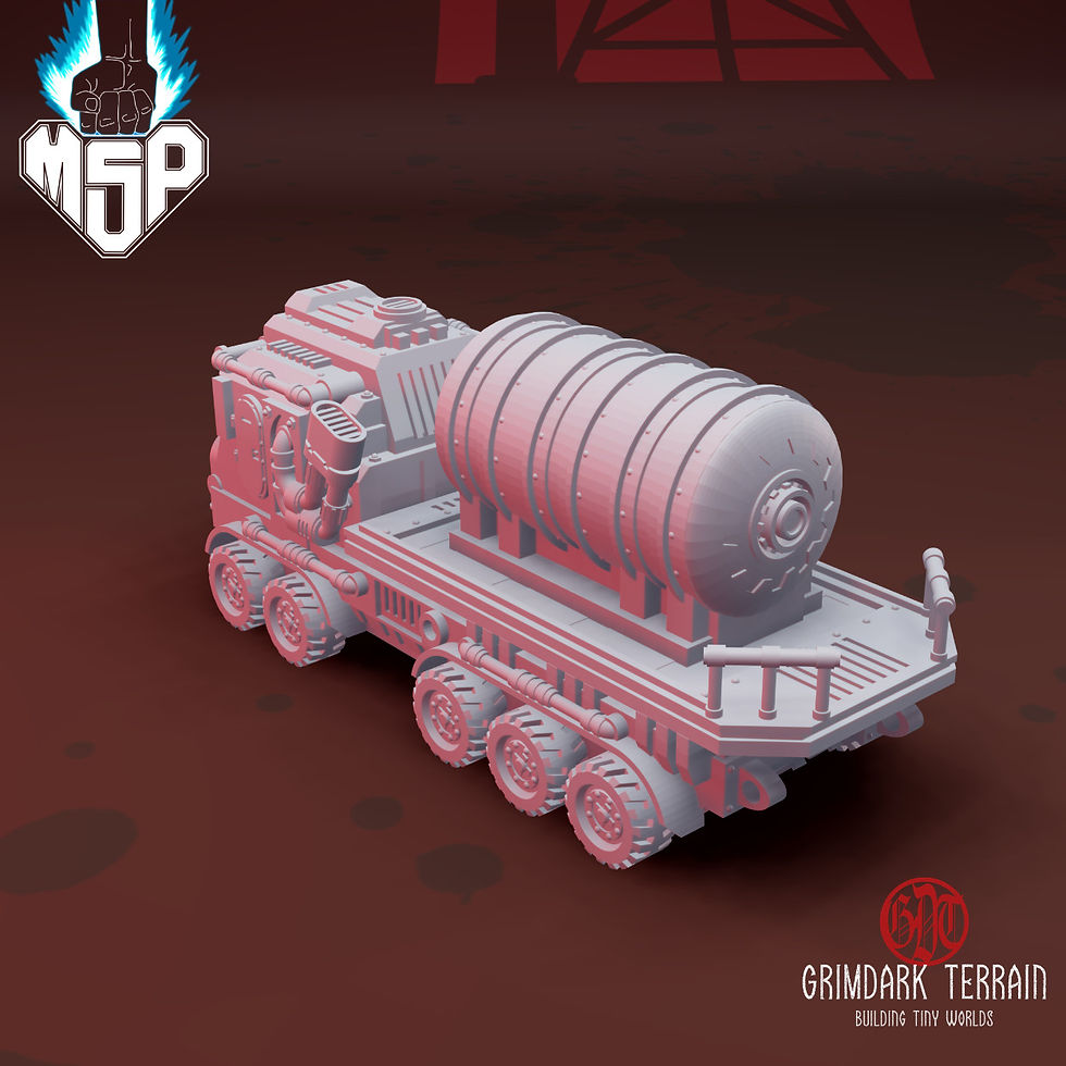 Thumbnail: Grimdark Vehicles Lorry Liquid Transport - GrimDark Terrain