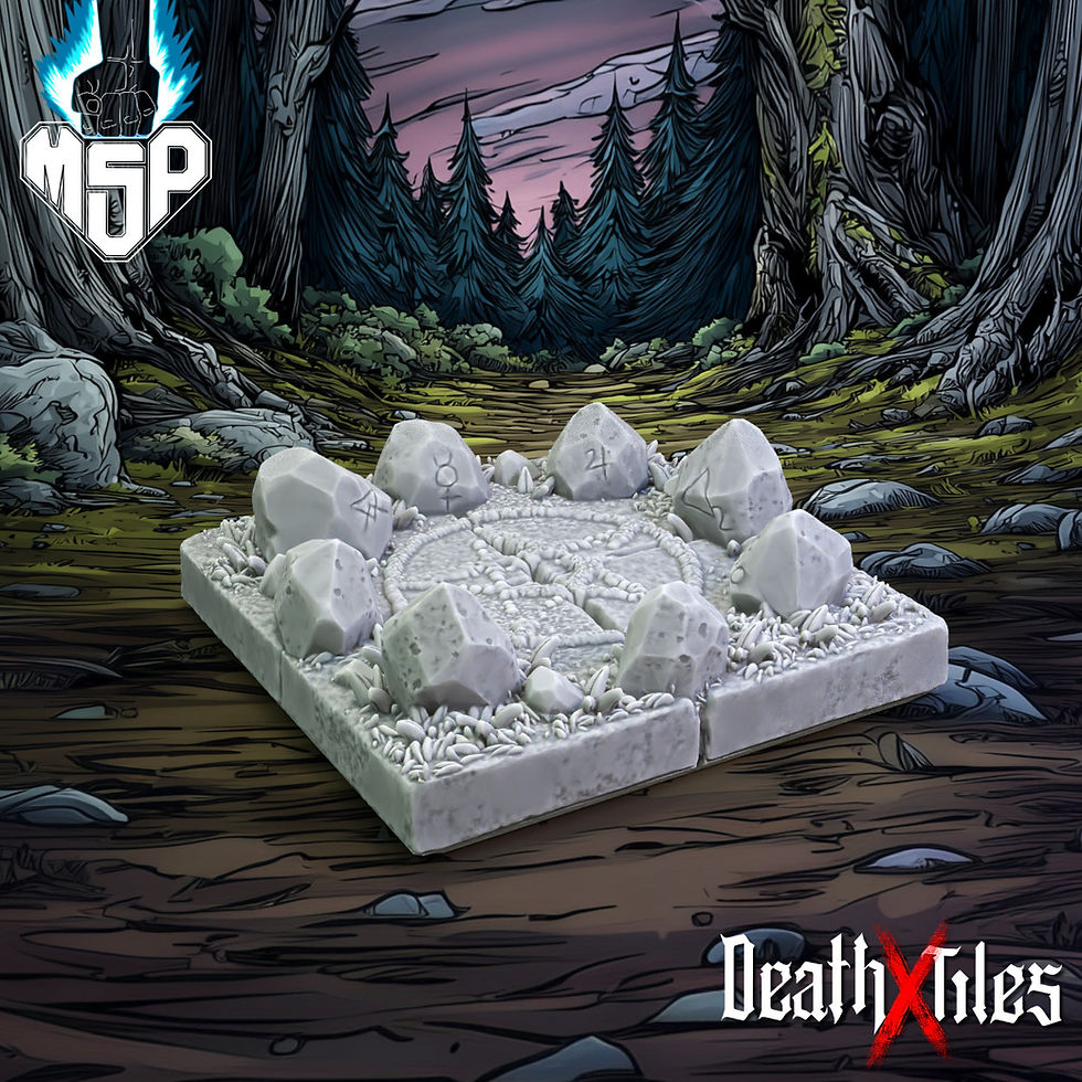 Miniaturbild: Forest Stone Ritual Tile 035 - DeathXTiles