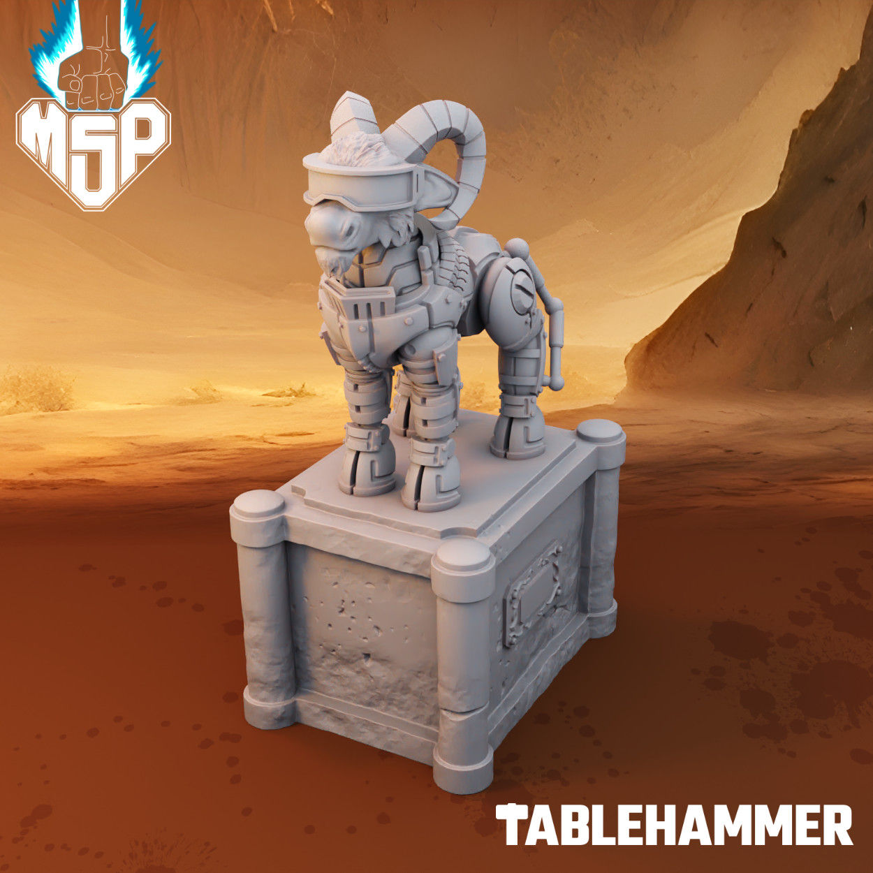 Goat Statue 3 - Accell Union