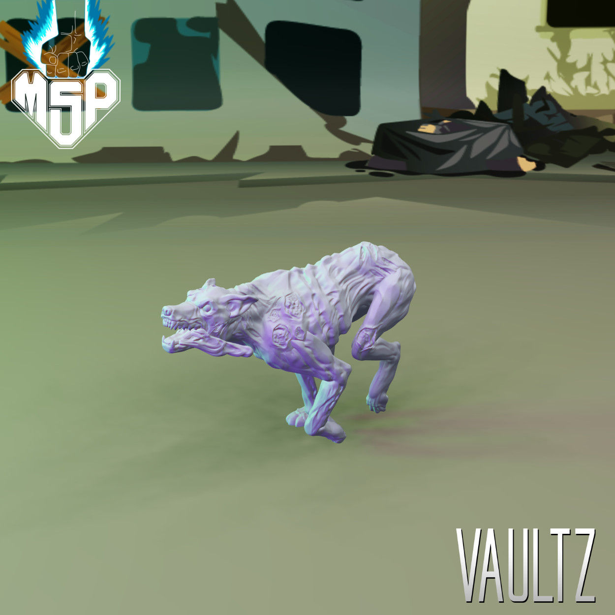 Cerberus V1 RE Cosplayer - Zombie