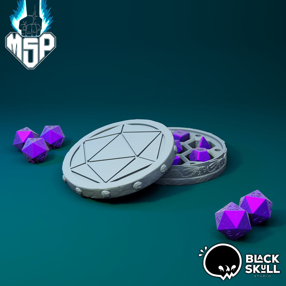 Thumbnail: Dice Case Dragon V2 Circular - Dice N Roll