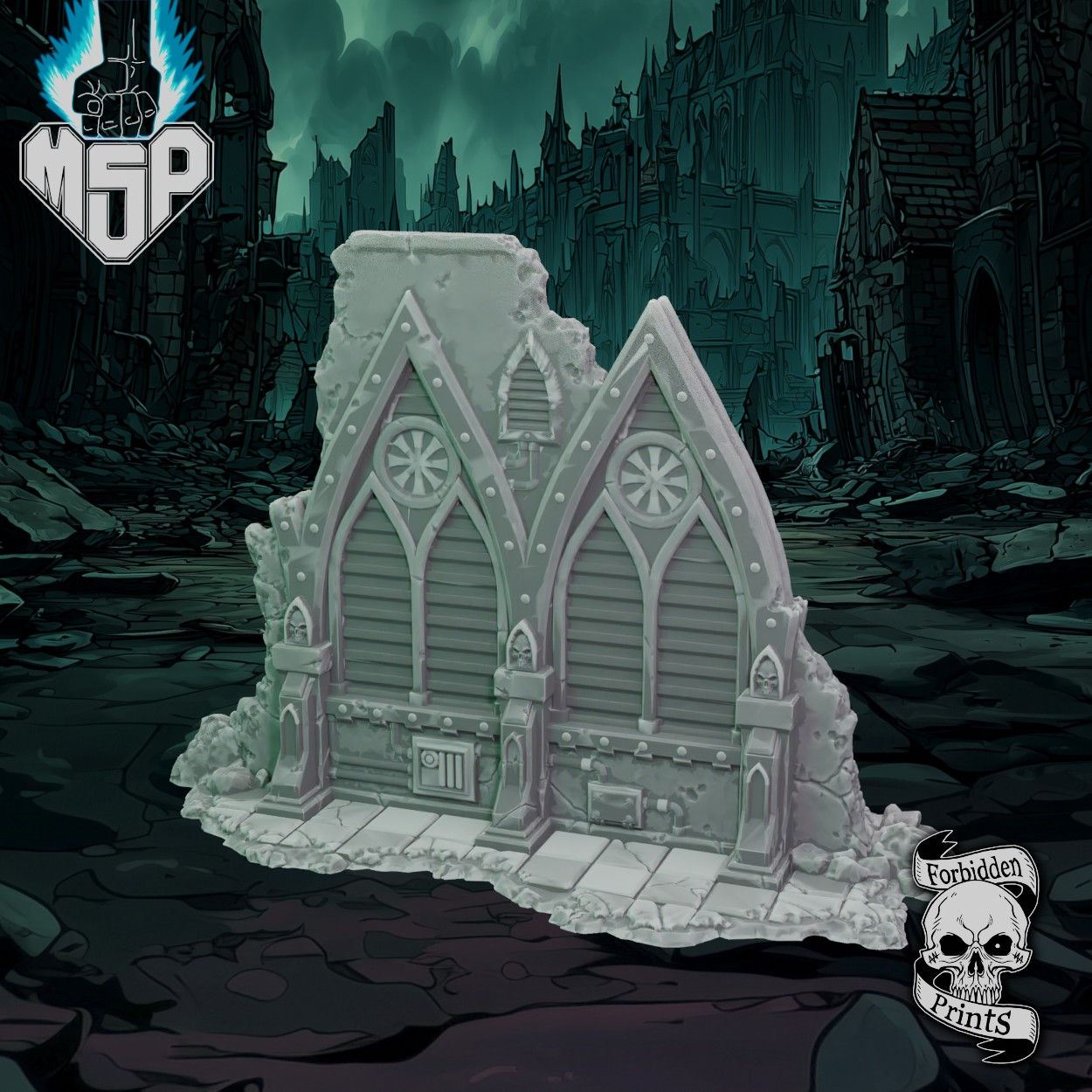 Archway A2 Closed Windows Floor - Ruins Of The Empire