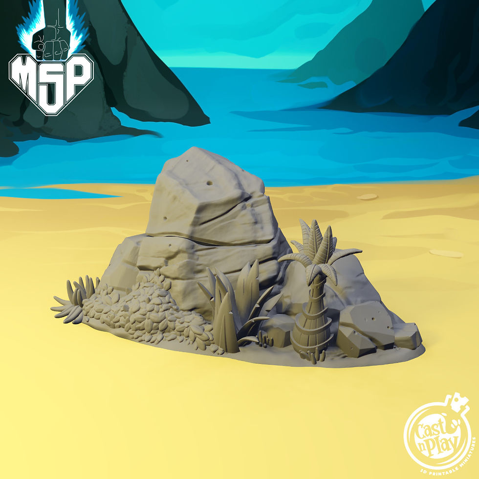 Miniaturbild: Beach Shore Rocks B - Terrain Essentials Vol1 Nature