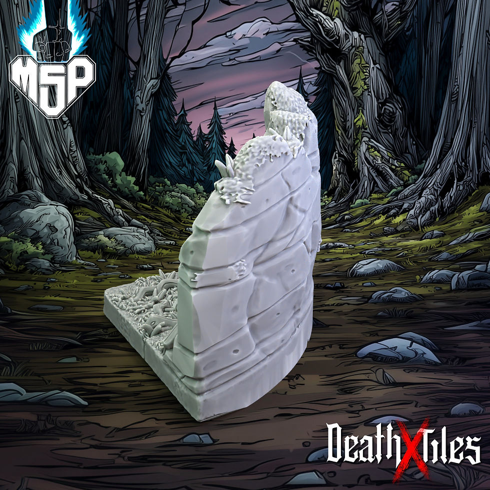 Miniaturbild: Forest Curve Wall Tile 062 - DeathXTiles
