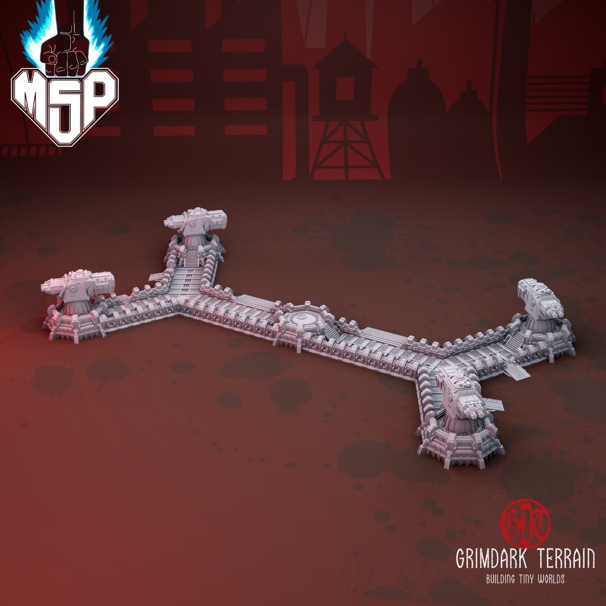 Argos Fortification V1 - GrimDark Terrain