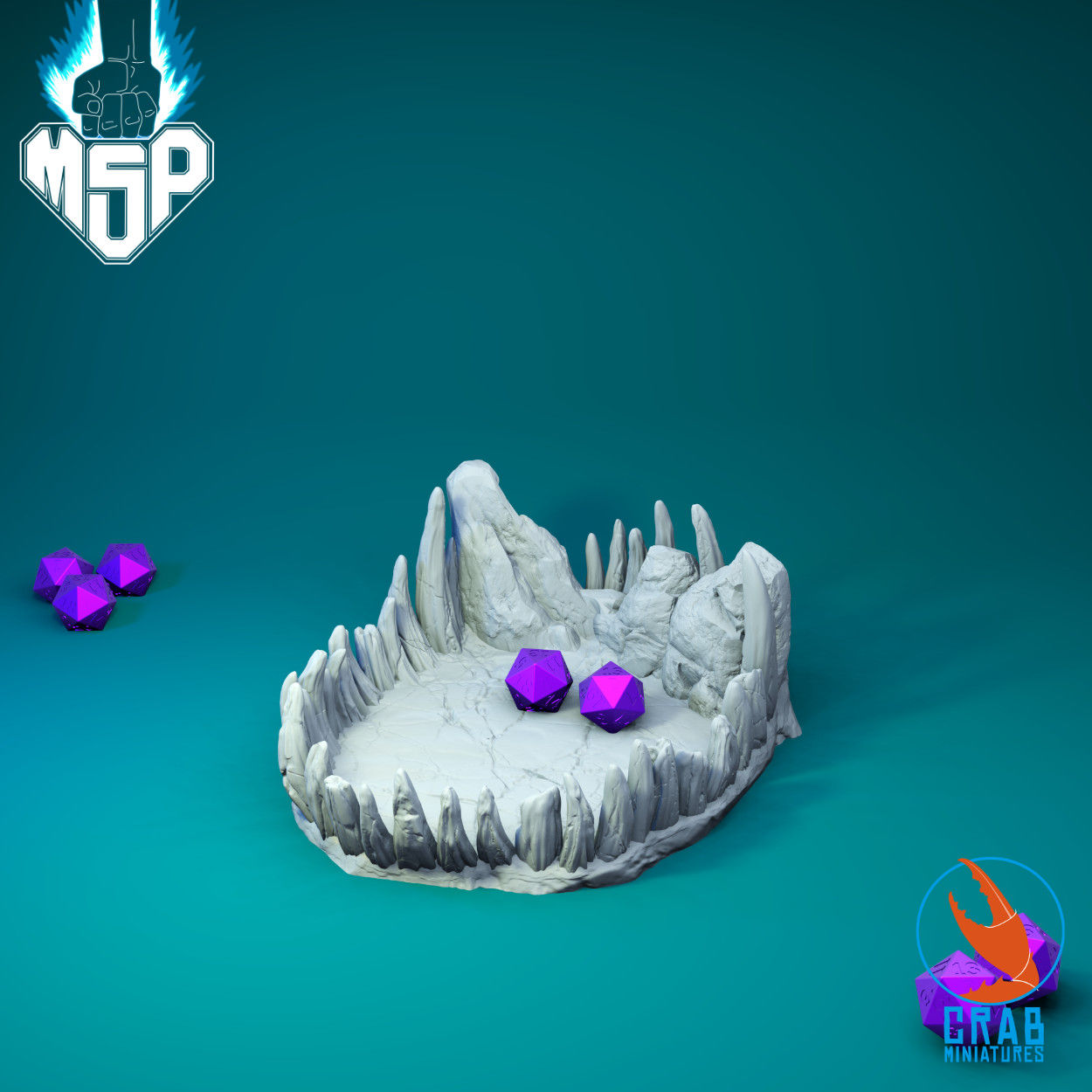 Kaiju Skull - Fantasy Dice Tray