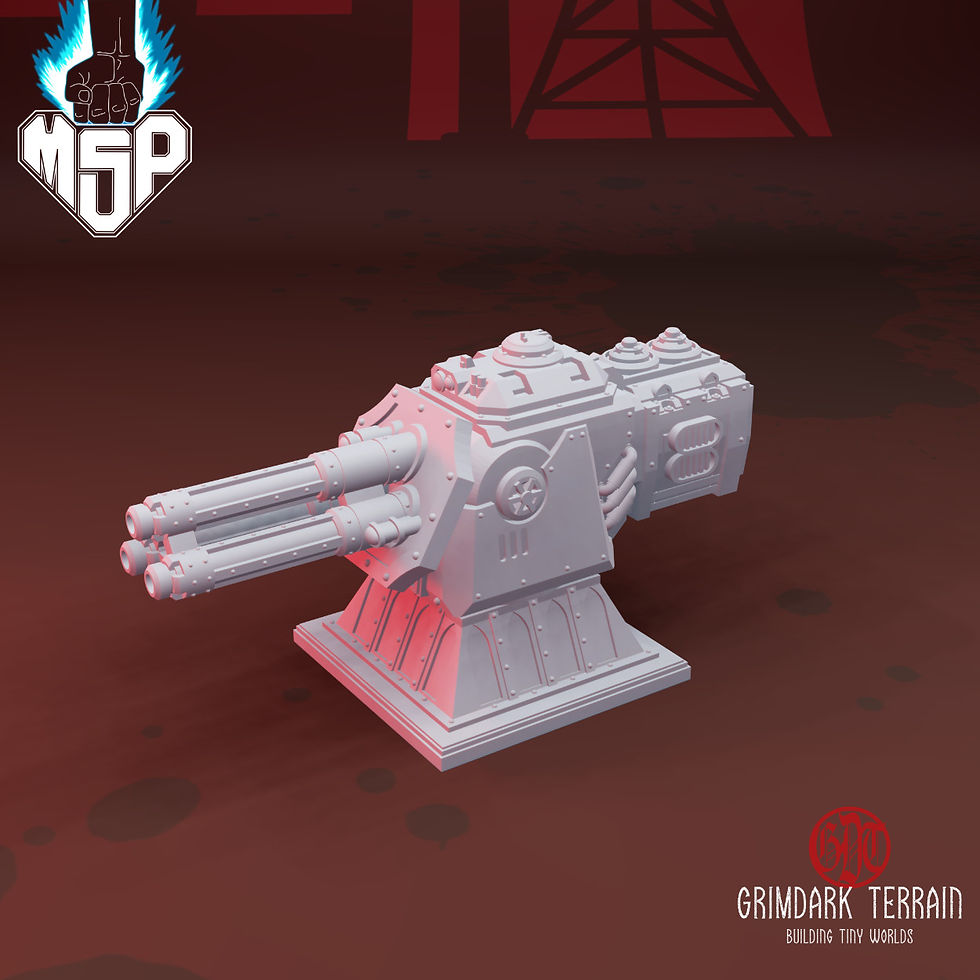 Thumbnail: Imperial Streets Turbo Laser - GrimDark Terrain