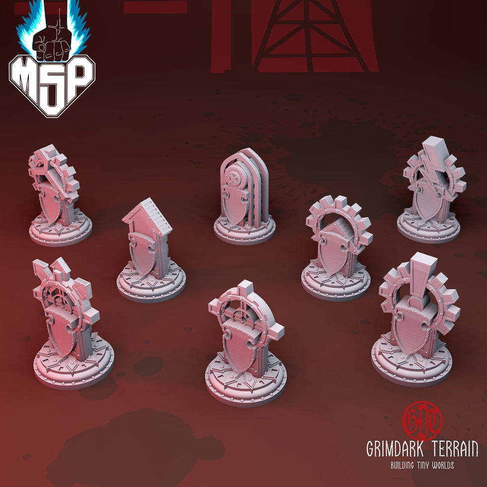 Miniaturbild: Loyalist Order Markers Starter Package - GrimDark Terrain