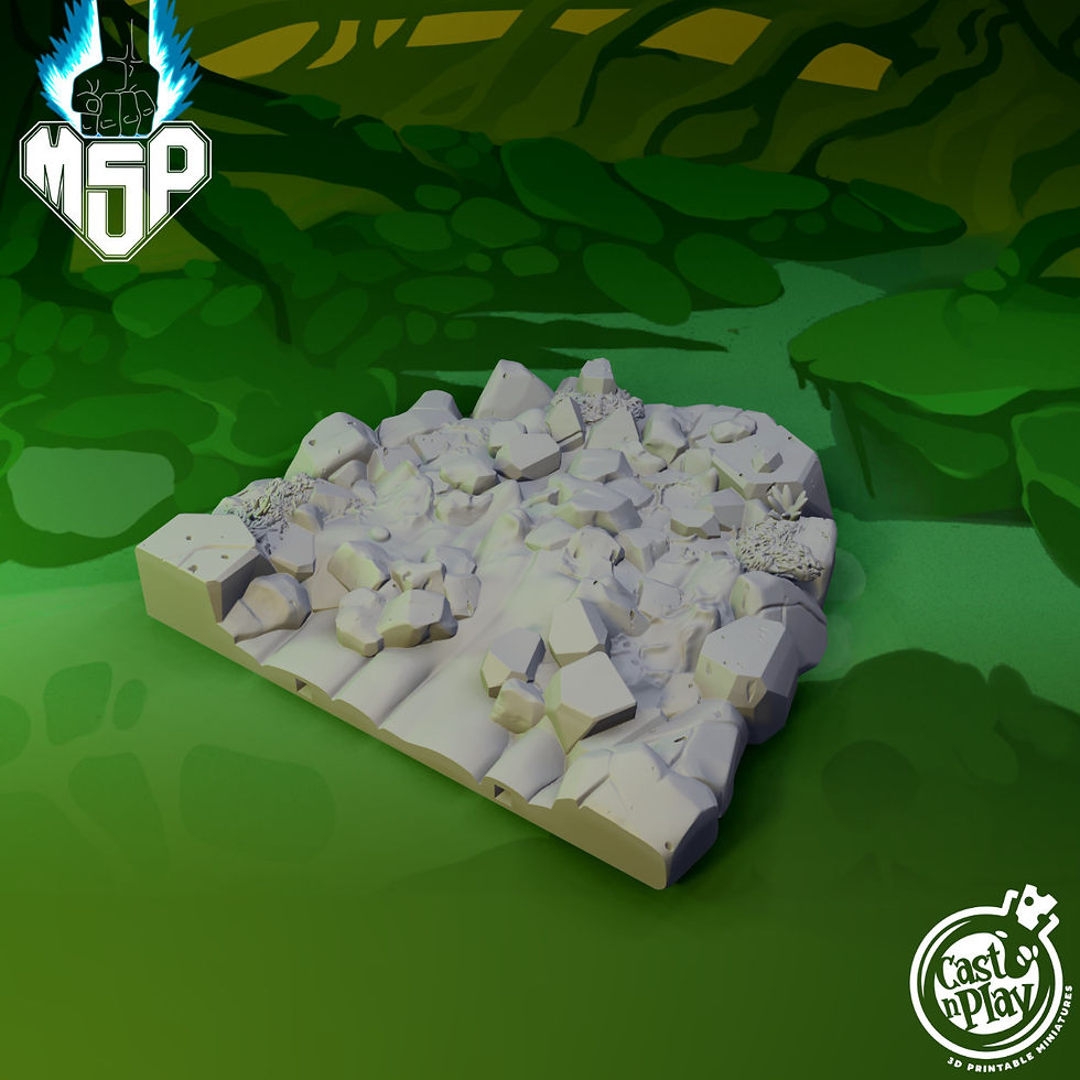 Miniaturbild: Forest River Tile End 1 - Terrain Essentials Vol1 Nature