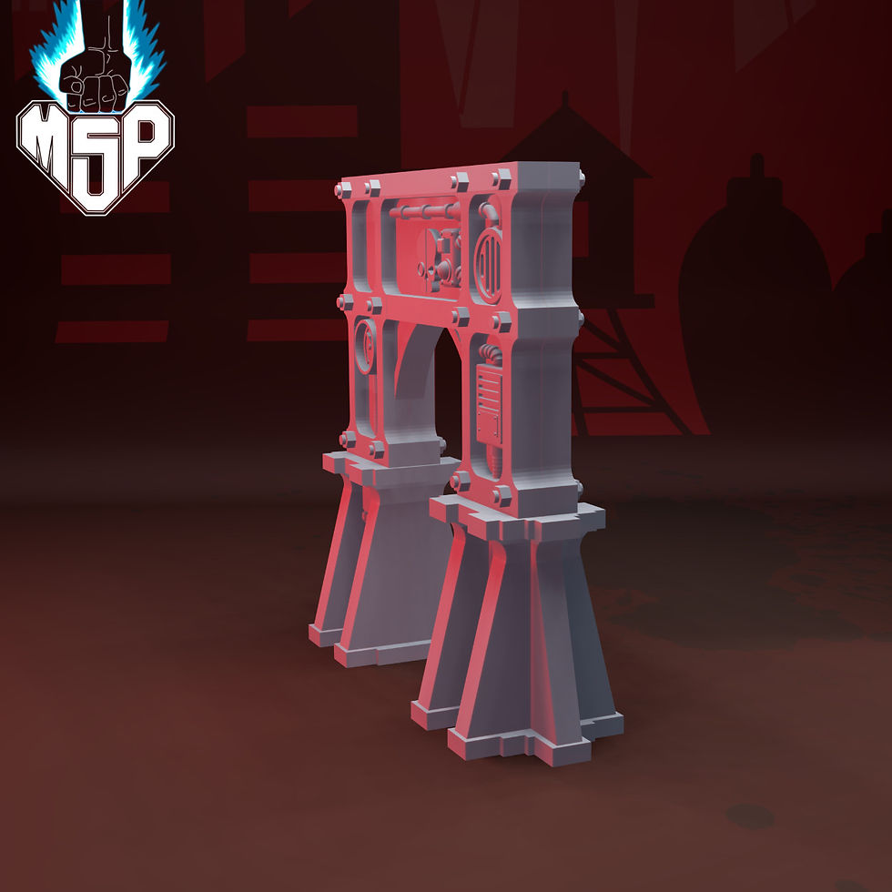 Miniaturbild: 4x Small Pillar 2 - Industrial Terrain