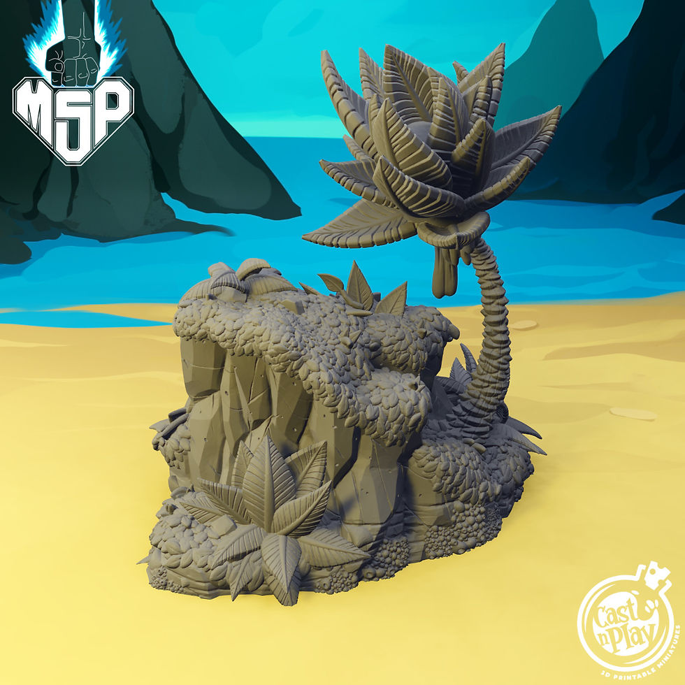 Miniaturbild: Beach Rock Palm Tree - Terrain Essentials Vol1 Nature