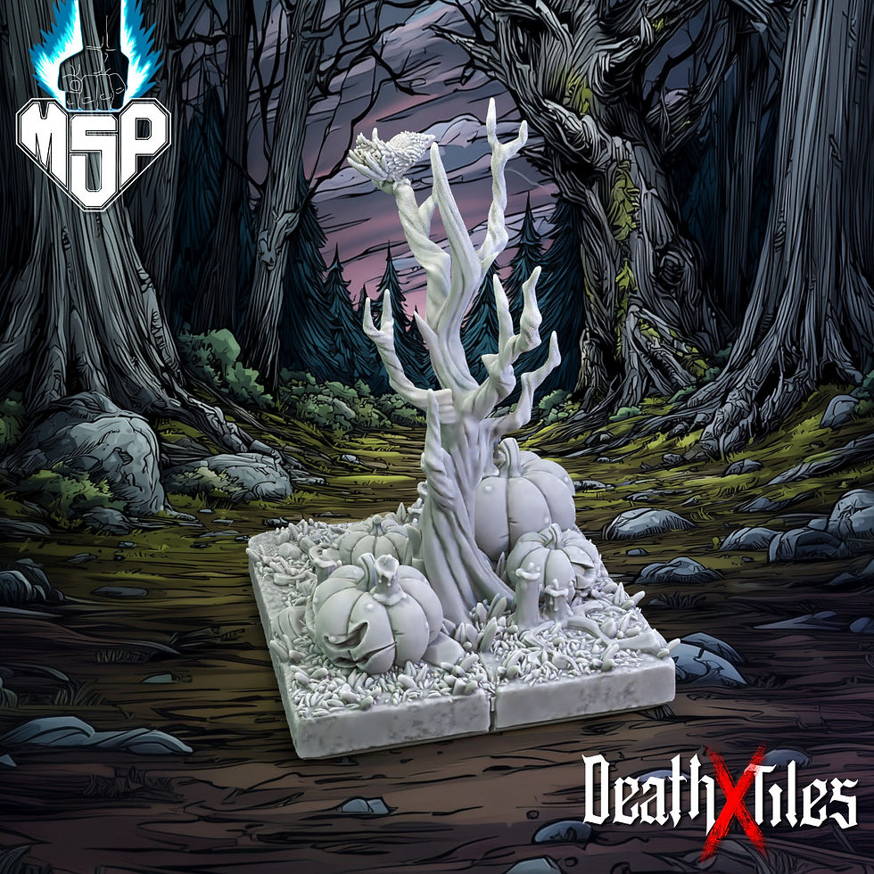 Miniaturbild: Forest Halloween Tree Tile 071 - DeathXTiles