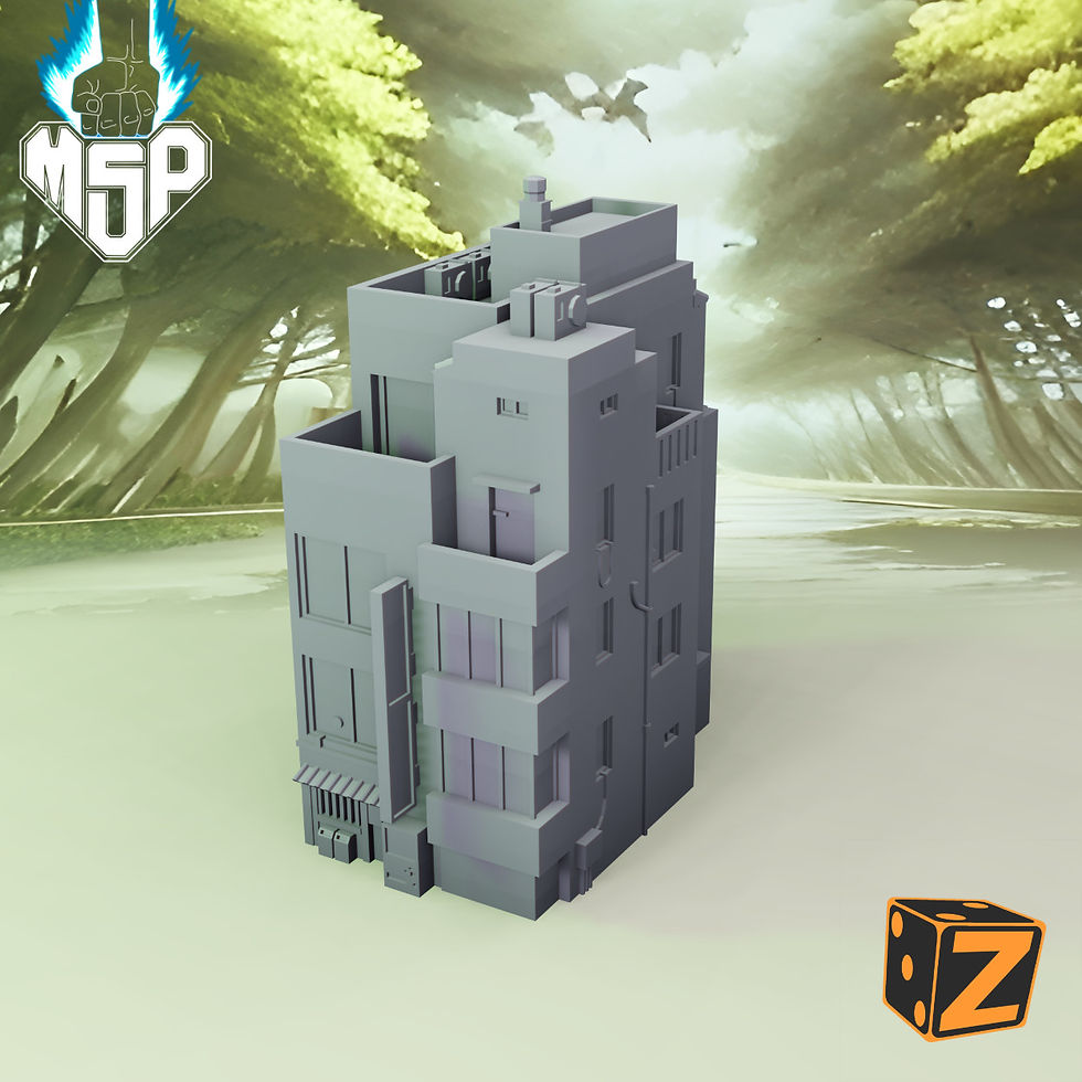 Multistory Building V4 - Asian City Terrain