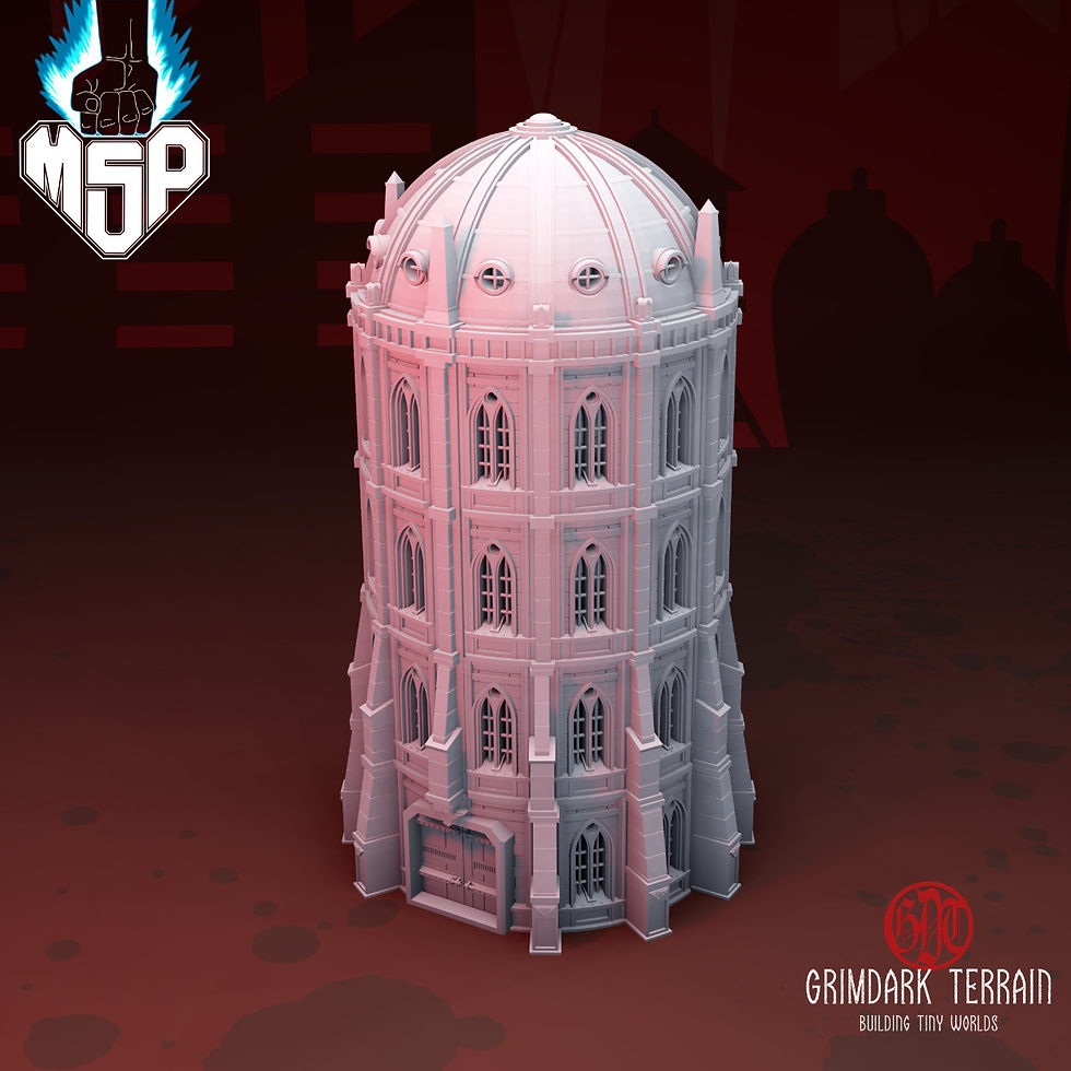 Imperial Palace Round 4 Floors Dome - GrimDark Terrain