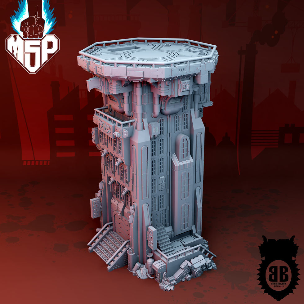 Miniaturbild: Alpha Hab Tower Shanty - Bits Blitz Designs Industrial Terrain