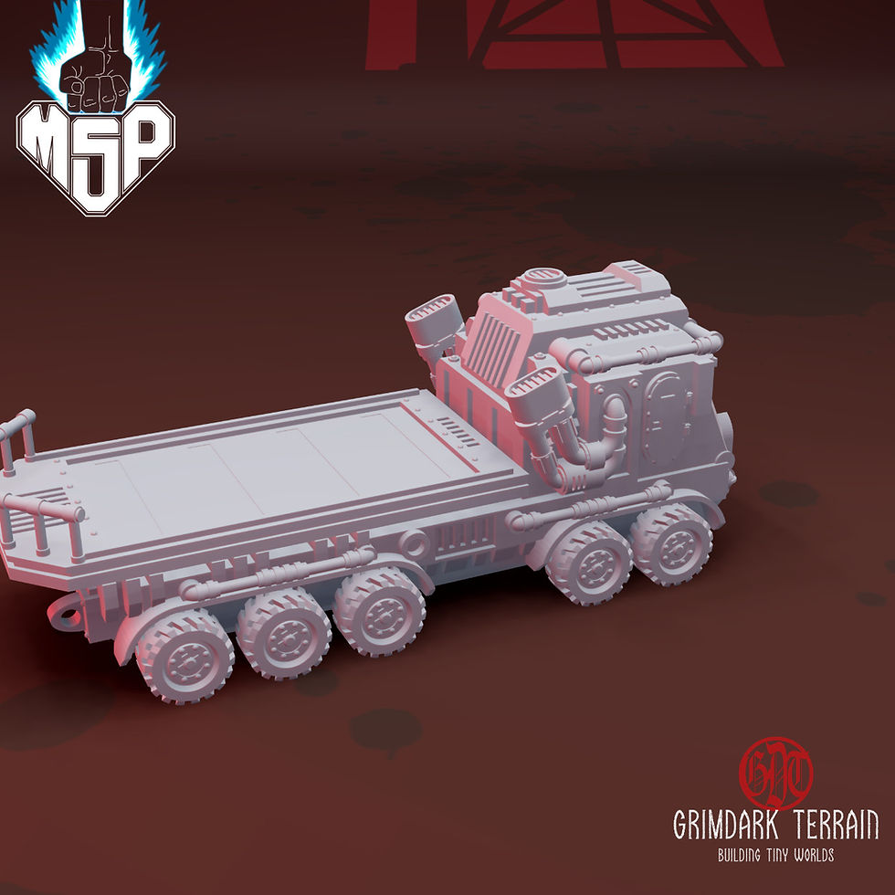 Thumbnail: Grimdark Vehicles Lorry Flatbed - GrimDark Terrain