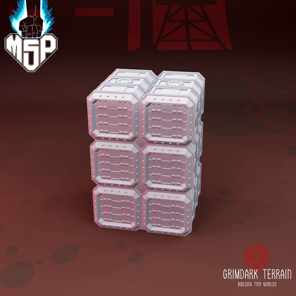 Miniaturbild: Olympus Mons Stacked Container 3x2 - GrimDark Terrain