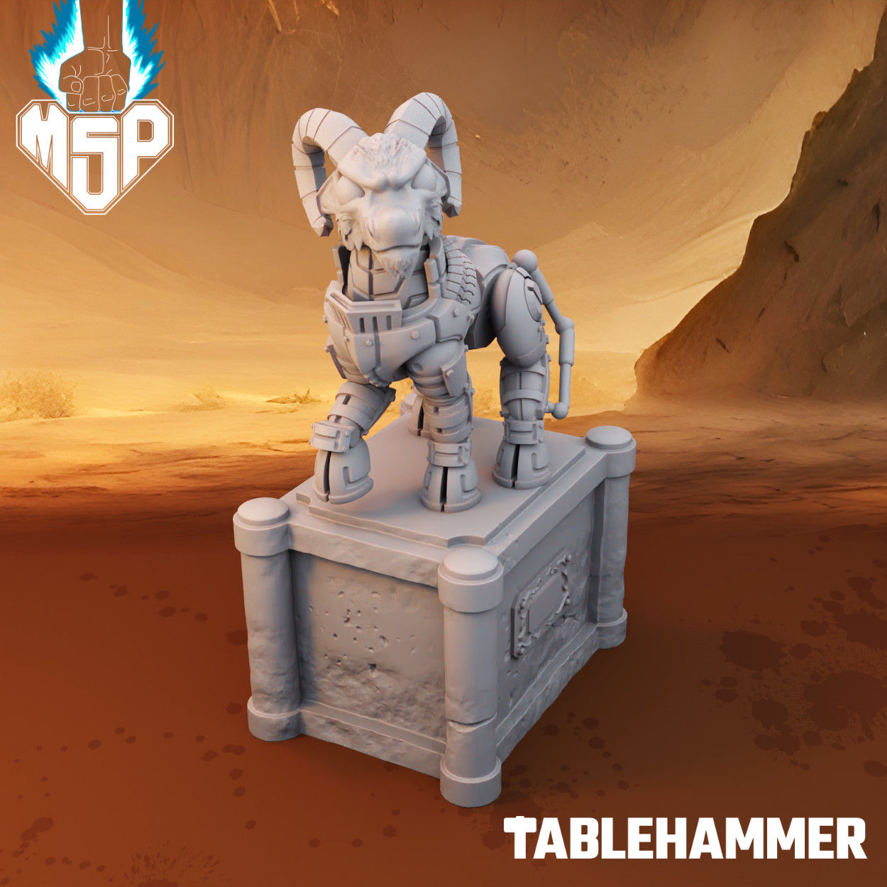 Goat Statue 2 - Accell Union