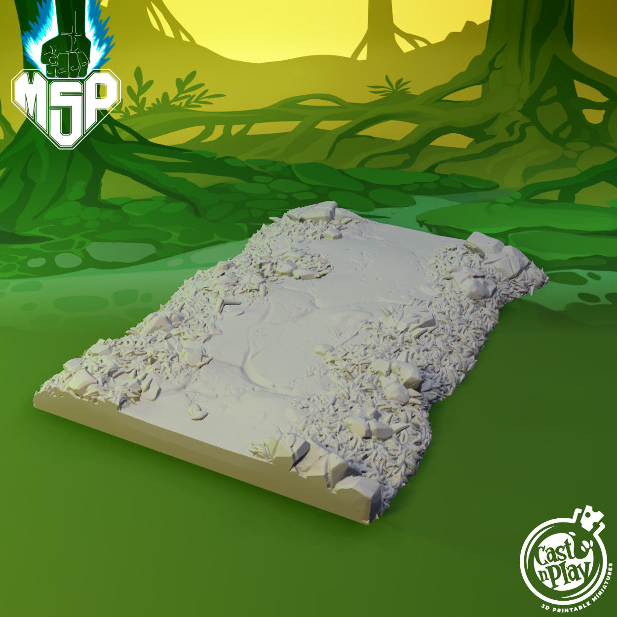 Forest Path Straight 2 - Terrain Essentials Vol1 Nature