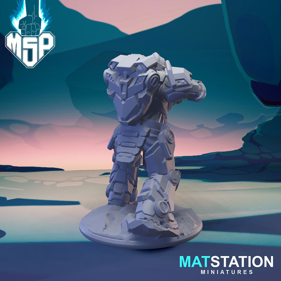 Miniaturbild: Soldier Ranged 2 Energy Gun - Storm Guard Suppression Squad