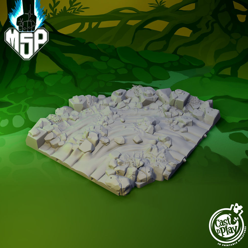 Miniaturbild: Forest River Tile Curve 2 - Terrain Essentials Vol1 Nature