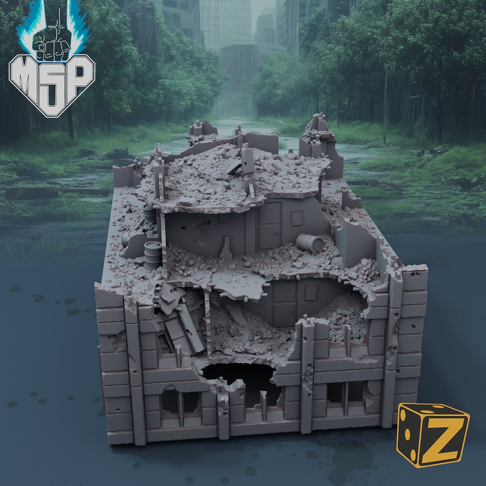 Miniaturbild: Ruin Middle Broken A2 - Ruined City