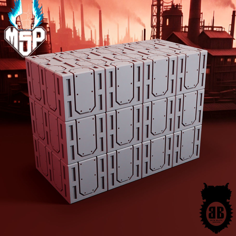 Miniaturbild: Shipping Container 4x3 - Bits Blitz Designs Industrial Terrain