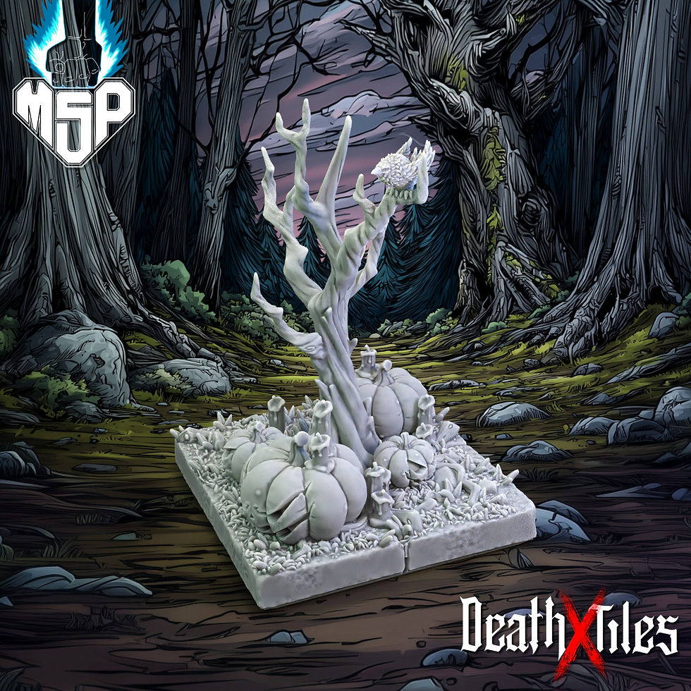 Miniaturbild: Forest Halloween Tree Tile 071 - DeathXTiles