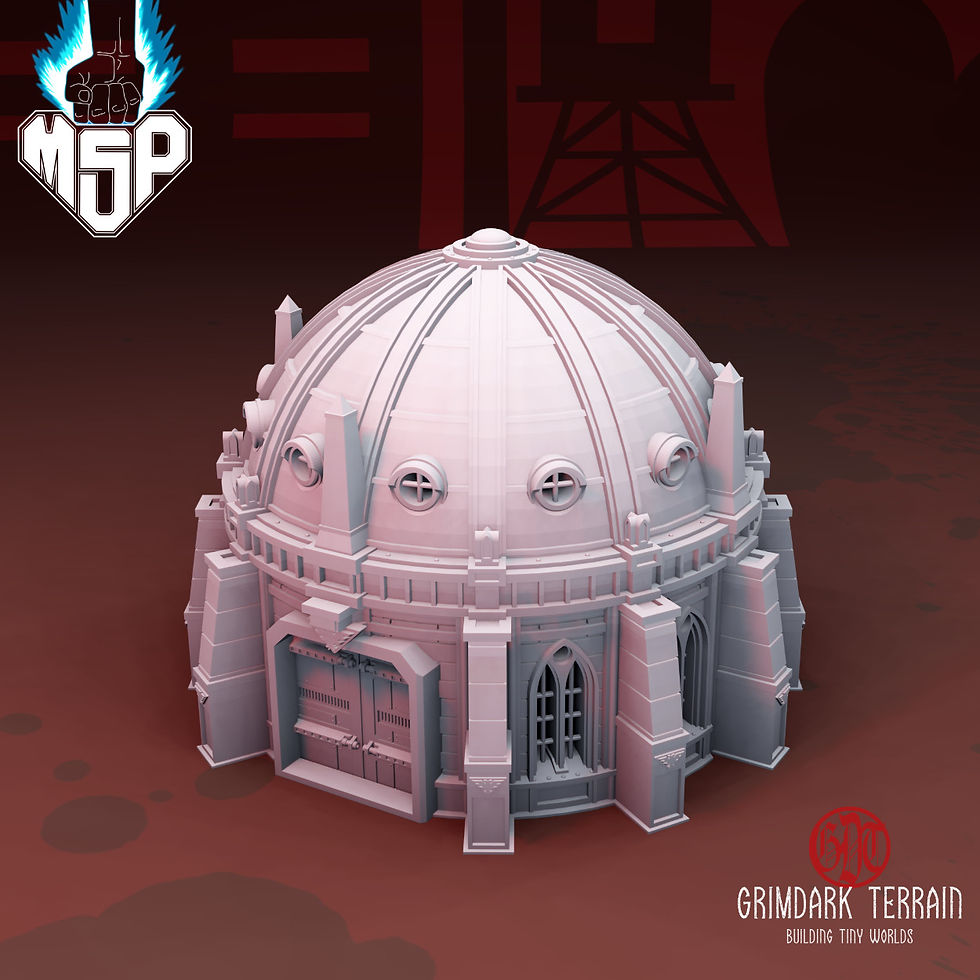 Imperial Palace Round 1 Floor Dome - GrimDark Terrain