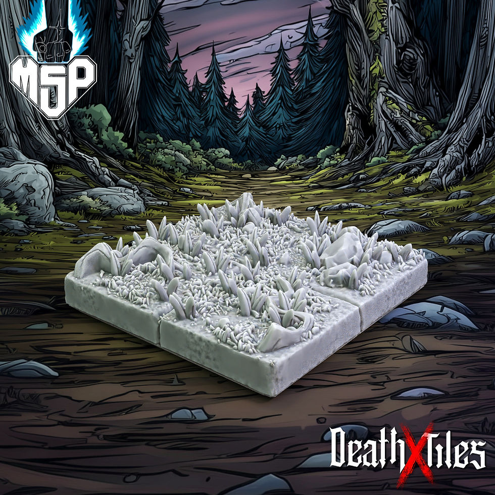 Forest Overgrown Ground B Tile 005 - DeathXTiles