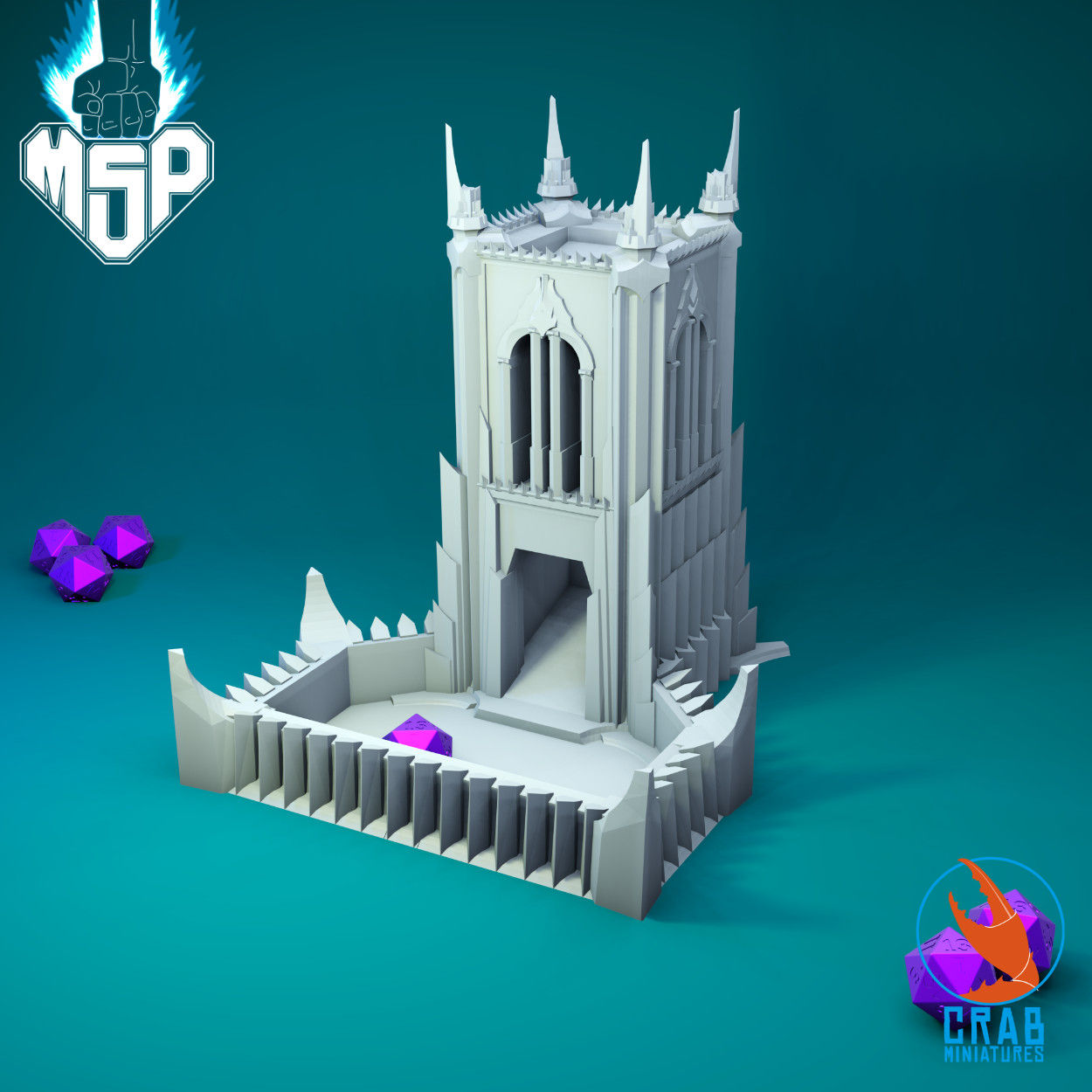 Dark Cathedral - Fantasy Dice Tower