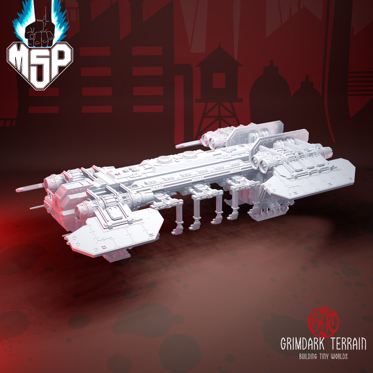 Samson Freighter Empty - GrimDark Terrain