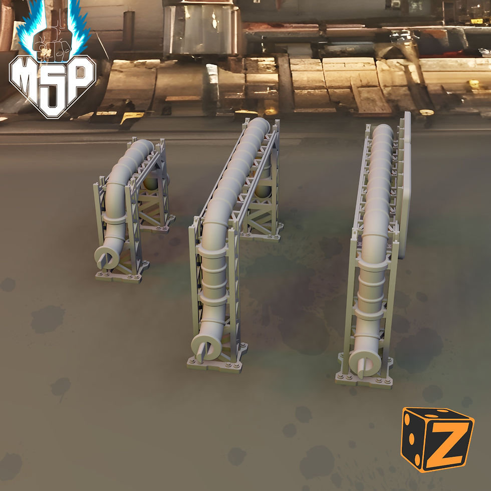 Miniaturbild: Pipe Bridges - Industrial Ground Terrain