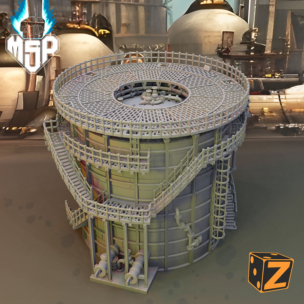 Miniaturbild: Oil Tank Large - Industrial Ground Terrain