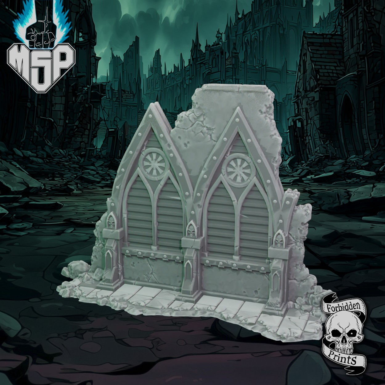 Archway A1 Closed Windows Floor - Ruins Of The Empire