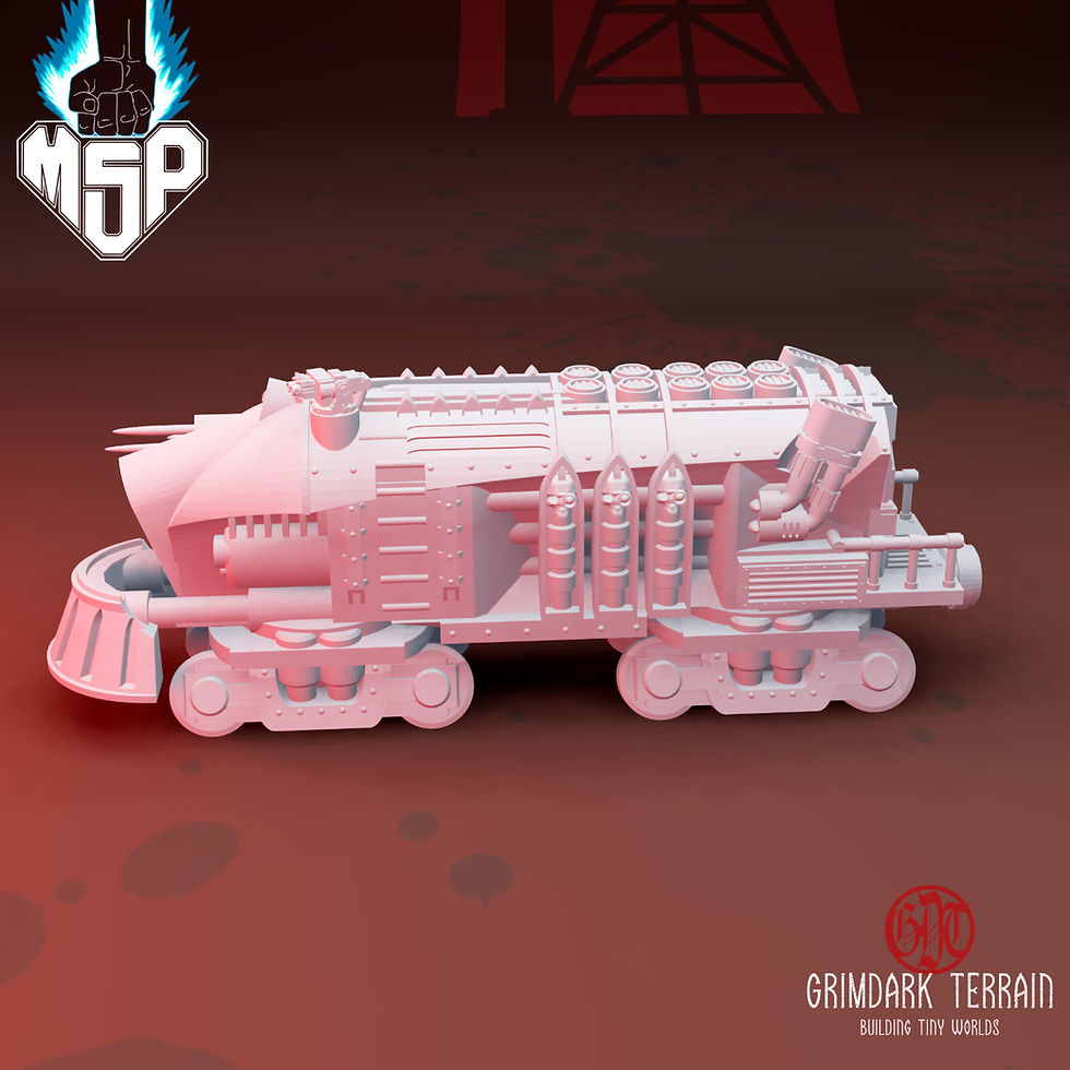 Miniaturbild: Heresy Train Engine - GrimDark Terrain